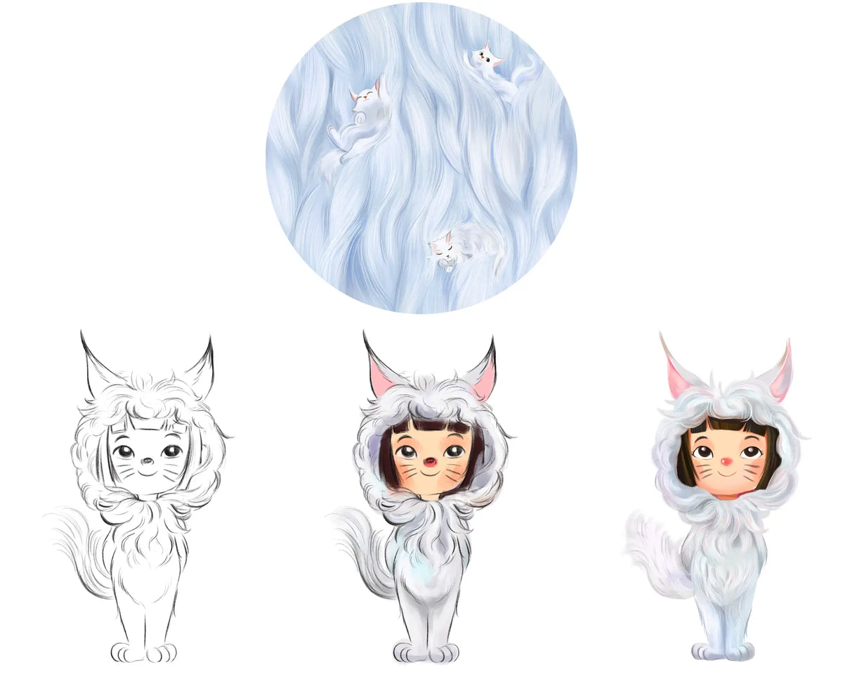 Lucy the Cat Pajama Set