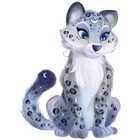 Luna the Snow Leopard Women's Pajama Pants