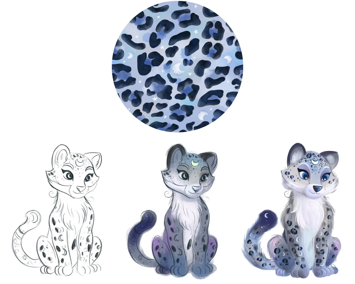 Luna the Snow Leopard Pajama Set