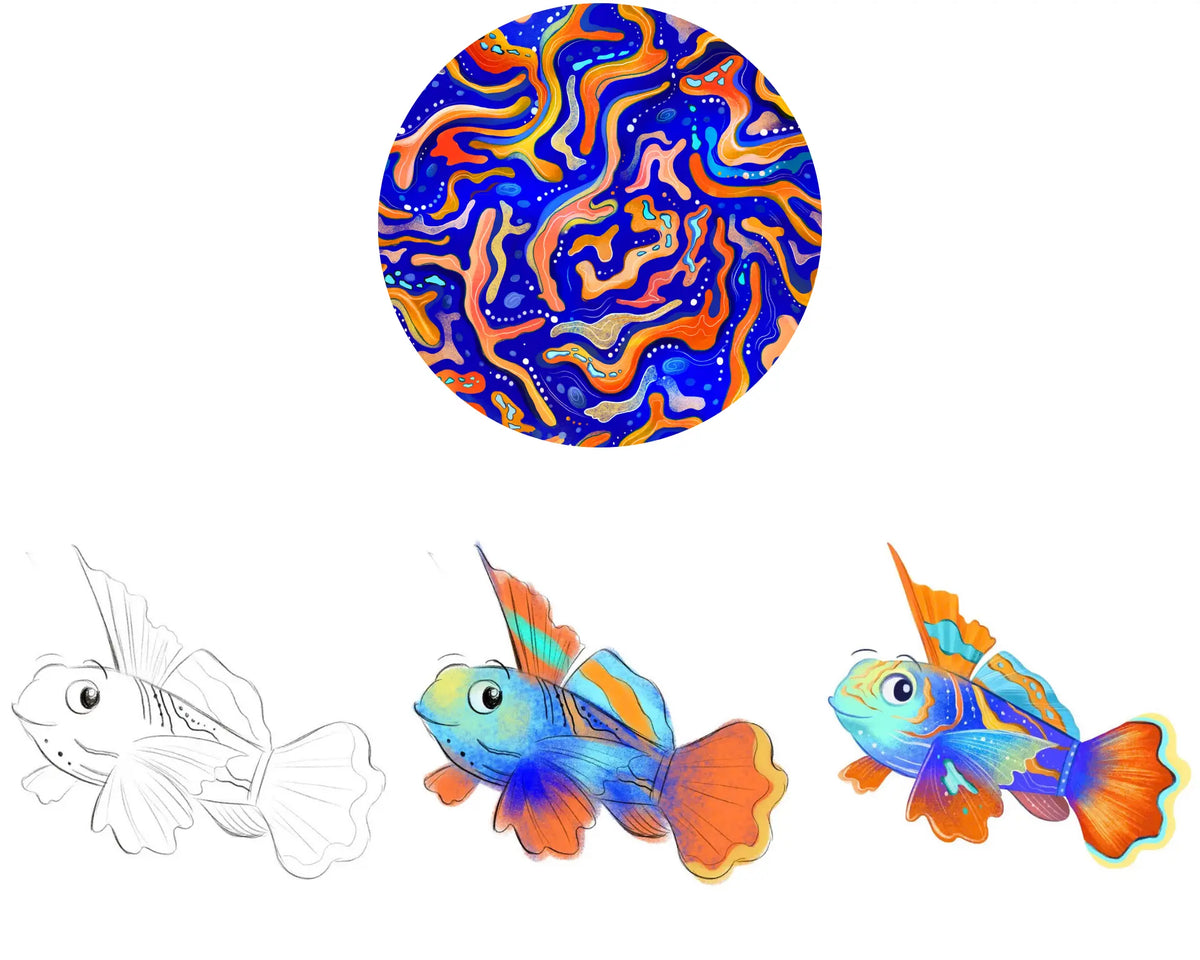 Kai the Mandarin Fish Pajama Set
