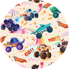 Monster Truck Rally Bamboo Pajamas