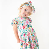 Orchid Mantis Flutter Twirl Dress