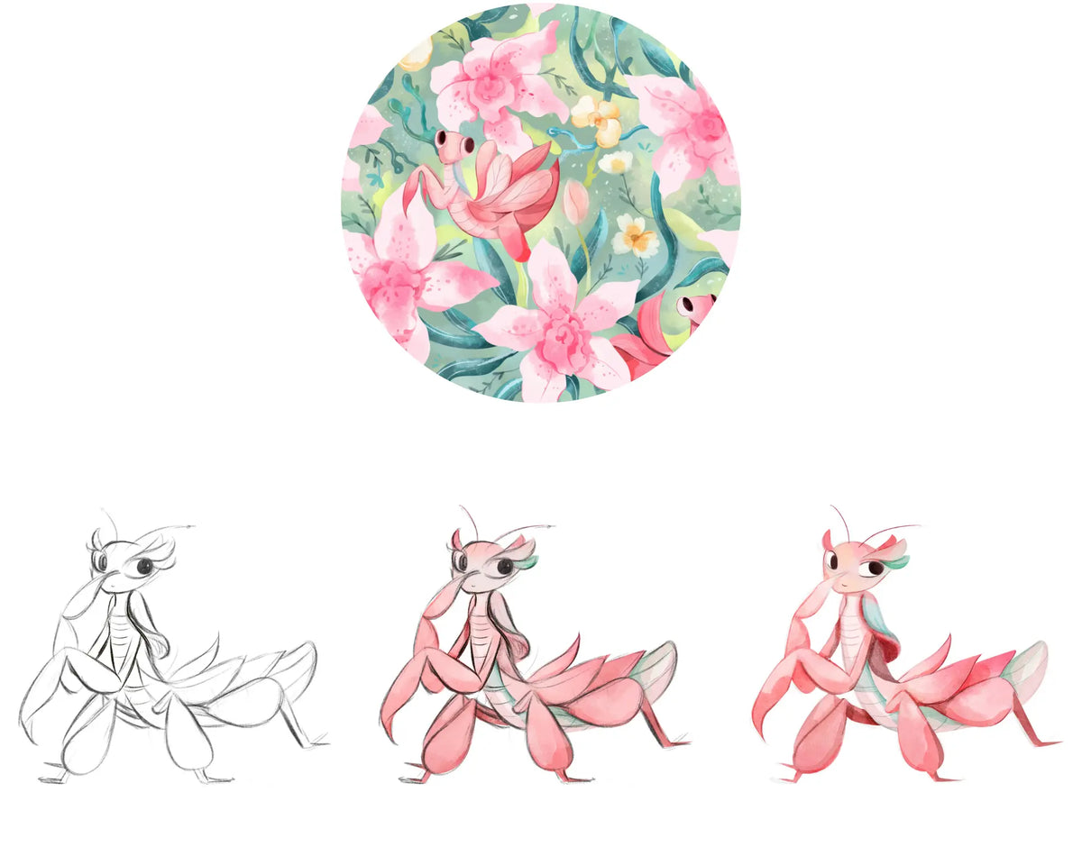 Orchid Mantis Blanket