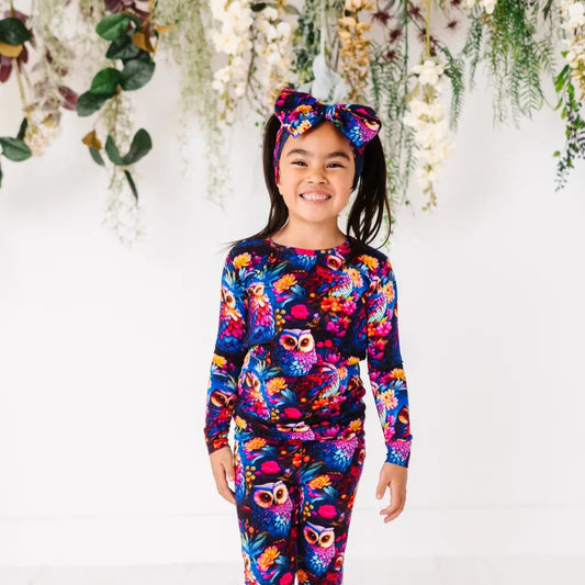 Owl Bamboo Kids Pajama Set 6