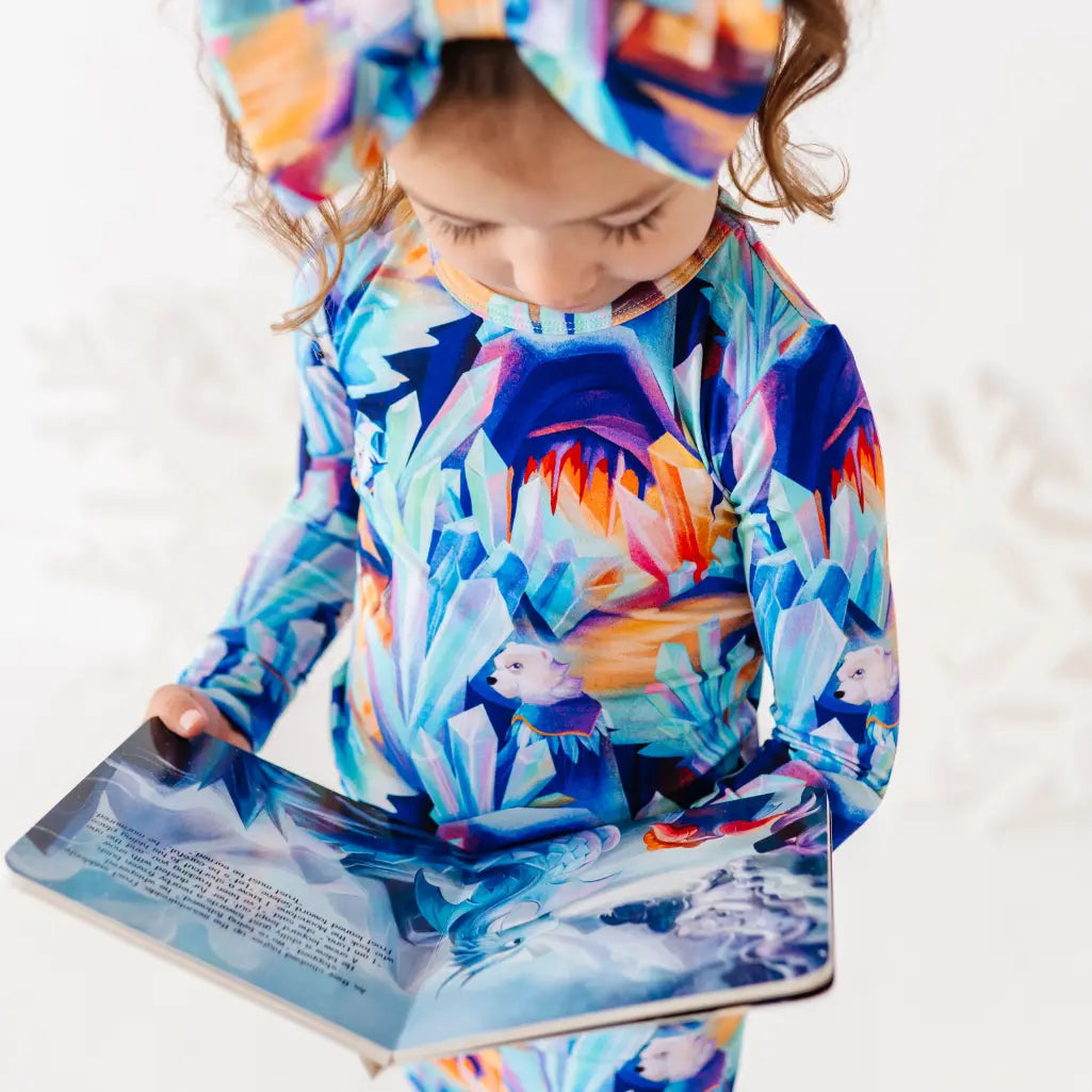 Illustration of a boy on a sandy beach with text overlay