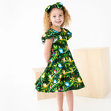 Tree Frog Flutter Twirl Dress