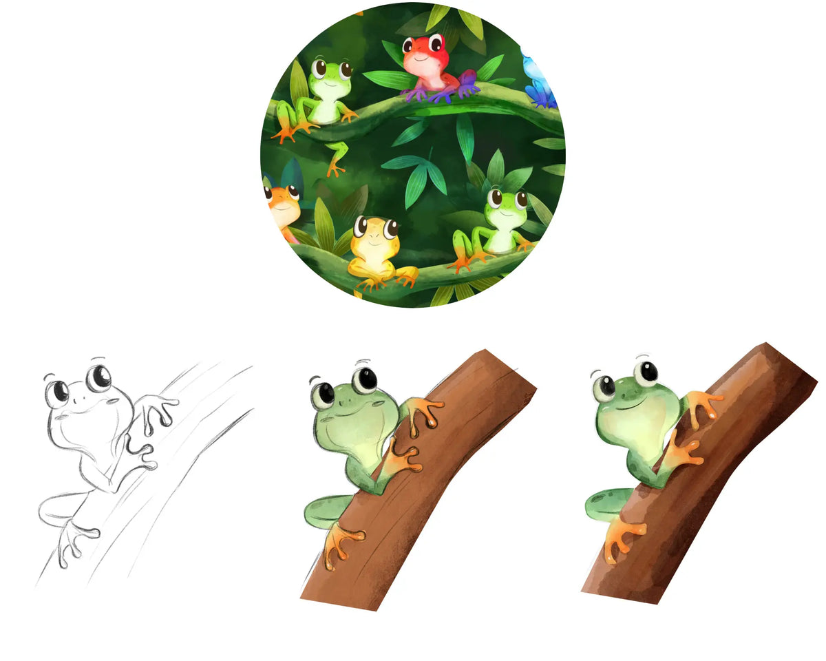 Tree Frogs Bowtiful Headband