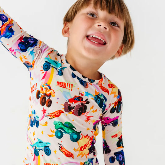 Monster Truck Rally Pajama Set