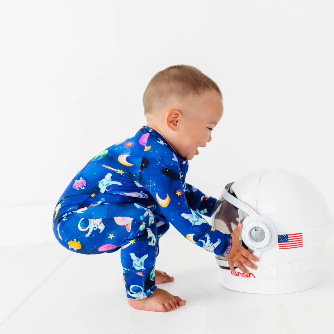 Astronauts in Space Convertible Baby Pajama