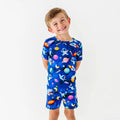 Astronauts in Space Short Pajama Set