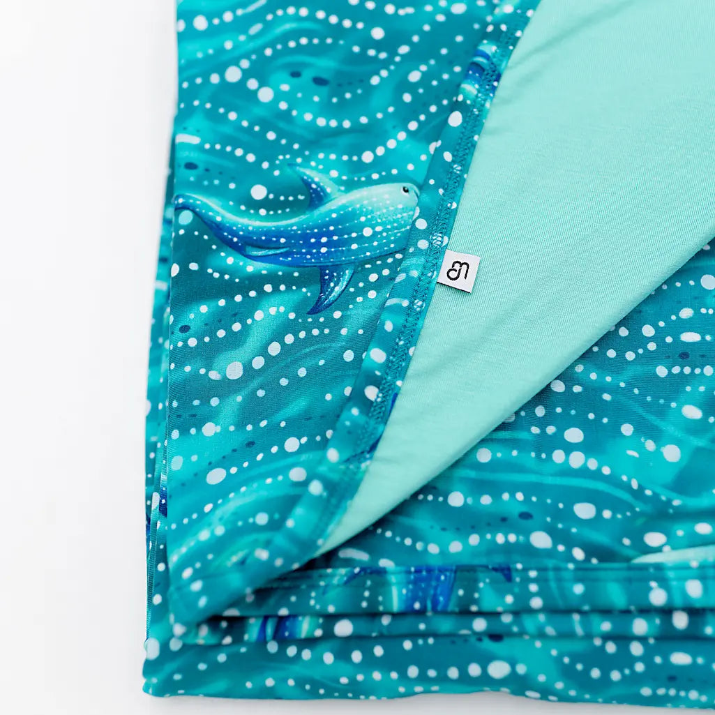 Kai the Whale Shark Blanket