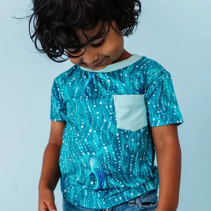 Kai the Whale Shark Pocket Tee
