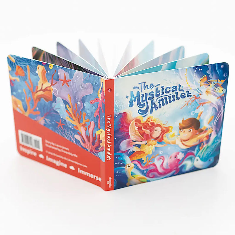 The Mystical Amulet illustrated storybook